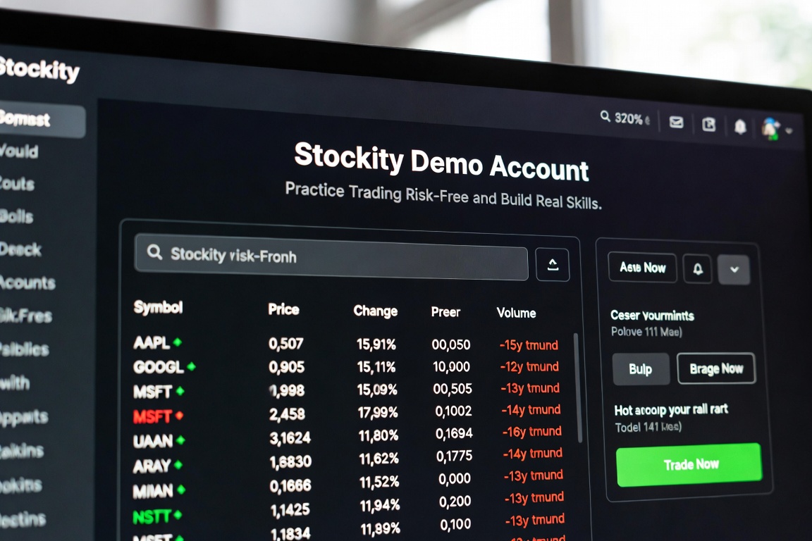 Stockity Demo Account: Practice Trading Risk-Free and Build Real Skills